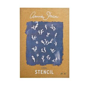Sablon Coral Annie Sloan stencil